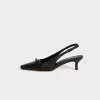 Accessories Rouje | Abelia Escarpins Cuir Noir