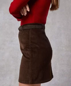 Clothing Rouje | Adeline Skirt Coffee