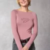 Clothing Rouje | Alaina Top Strass Blush