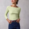 Clothing Rouje | Alaina Top Uni Vert