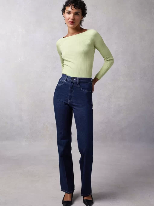 Clothing Rouje | Alaina Top Uni Vert