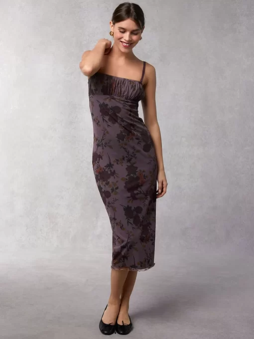 Clothing Rouje | Anaide Dress Anemone Bordeaux