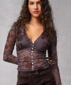 Clothing Rouje | Avina Top Anemone Bordeaux