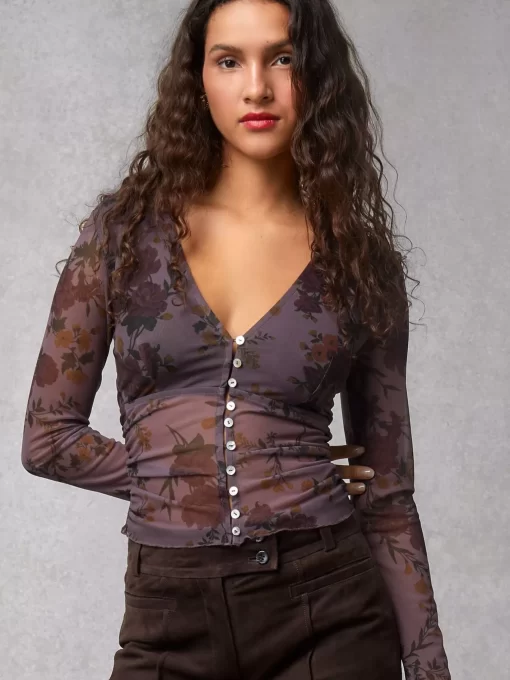 Clothing Rouje | Avina Top Anemone Bordeaux