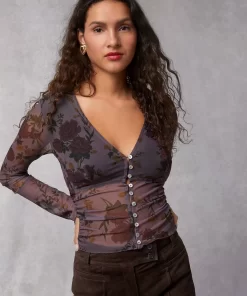 Clothing Rouje | Avina Top Anemone Bordeaux