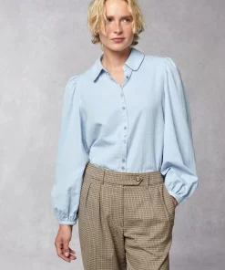 Clothing Rouje | Barbara Shirt Bleu Ciel