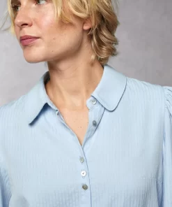 Clothing Rouje | Barbara Shirt Bleu Ciel
