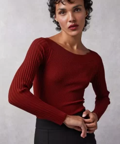 Clothing Rouje | Benjamin Sweater Uni Bordeaux