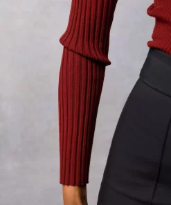 Clothing Rouje | Benjamin Sweater Uni Bordeaux