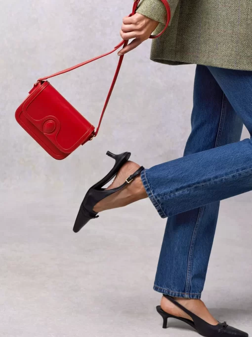 Accessories Rouje | Bibi Bag Cuir Rouge