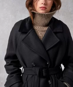 Clothing Rouje | Brent Coat Uni Noir