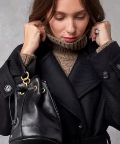Clothing Rouje | Brent Coat Uni Noir