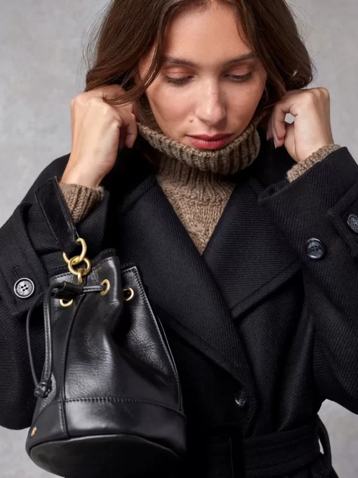 Clothing Rouje | Brent Coat Uni Noir