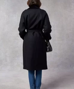 Clothing Rouje | Brent Coat Uni Noir