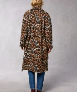 Clothing Rouje | Brenta Coat Leopard Fauve