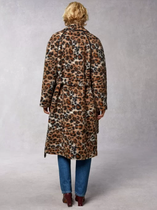 Clothing Rouje | Brenta Coat Leopard Fauve