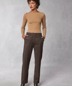 Clothing Rouje | Brigitte Sweater Uni Camel