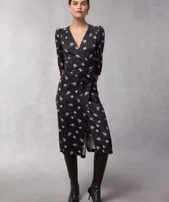 Clothing Rouje | Caitlin Dress Petunias Marine