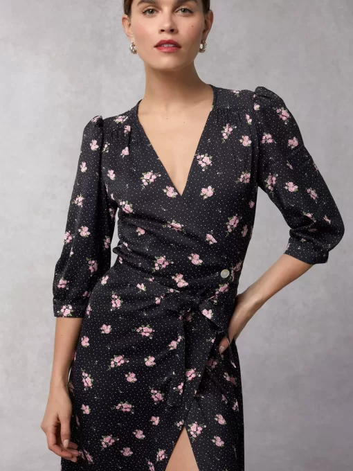 Clothing Rouje | Caitlin Dress Petunias Marine