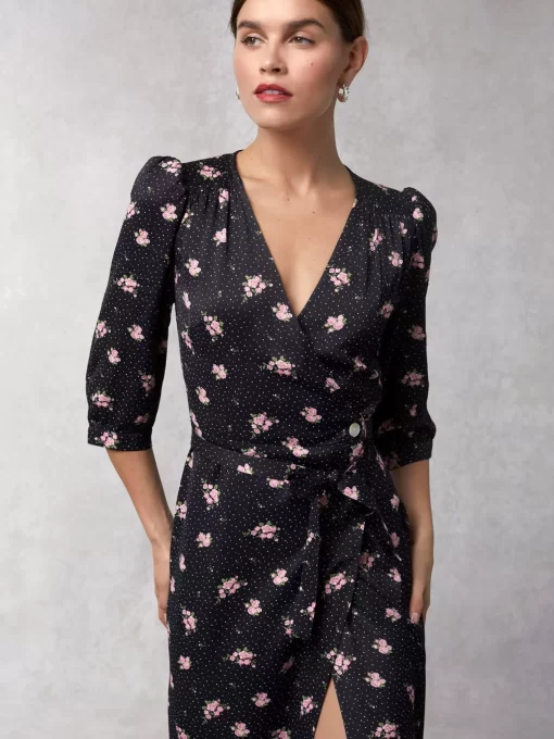 Clothing Rouje | Caitlin Dress Petunias Marine