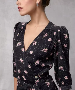 Clothing Rouje | Caitlin Dress Petunias Marine