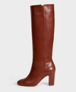 Accessories Rouje | Camelia Boots Cuir Caramel