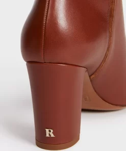 Accessories Rouje | Camelia Boots Cuir Caramel