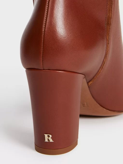 Accessories Rouje | Camelia Boots Cuir Caramel
