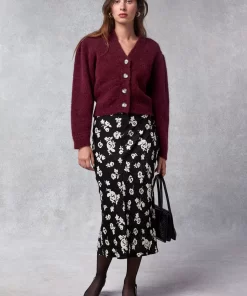 Clothing Rouje | Carina Skirt Rose Coquette Black