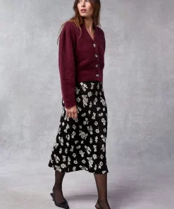 Clothing Rouje | Carina Skirt Rose Coquette Black