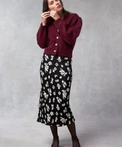 Clothing Rouje | Carina Skirt Rose Coquette Black