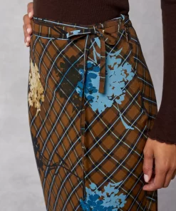 Clothing Rouje | Carina Skirt Herbier Marron