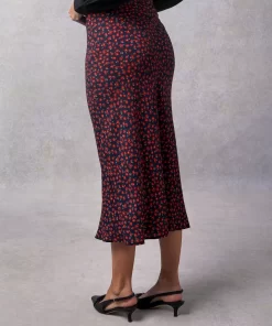 Clothing Rouje | Carina Skirt Dimanche Bucolique Marine