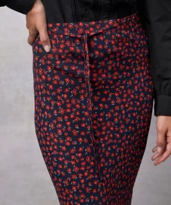 Clothing Rouje | Carina Skirt Dimanche Bucolique Marine