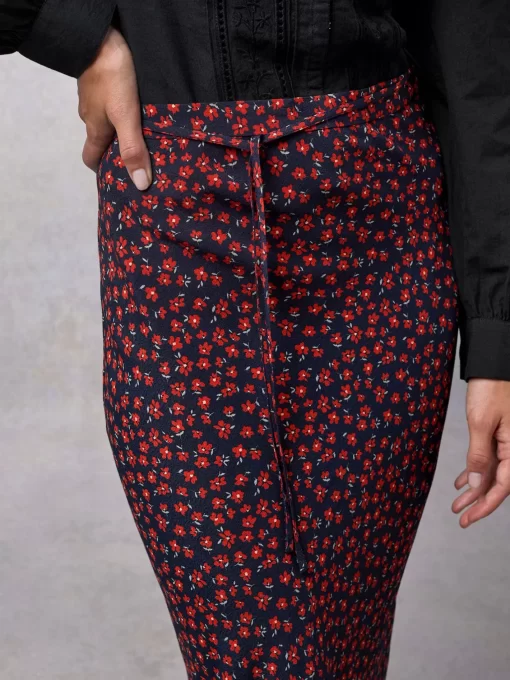 Clothing Rouje | Carina Skirt Dimanche Bucolique Marine
