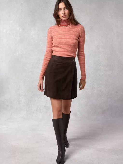 Clothing Rouje | Carine Skirt Daim Ebene
