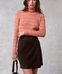 Clothing Rouje | Carine Skirt Daim Ebene