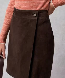 Clothing Rouje | Carine Skirt Daim Ebene