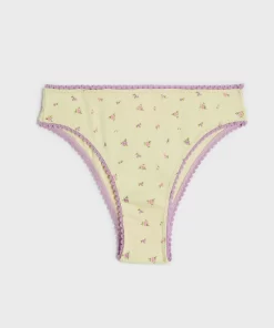 Clothing Rouje | Carmen Panties Mini Fleurs Anis