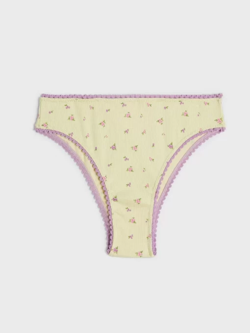 Clothing Rouje | Carmen Panties Mini Fleurs Anis