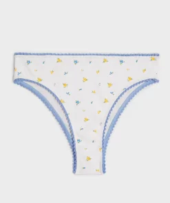 Clothing Rouje | Carmen Panties Mini Fleurs Ecru