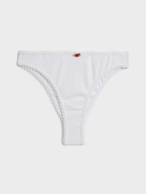 Clothing Rouje | Carmen Panties Uni Blanc
