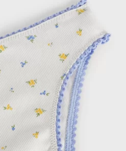 Clothing Rouje | Carmen Panties Mini Fleurs Ecru