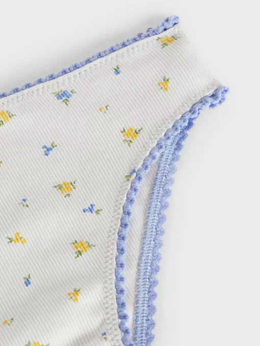 Clothing Rouje | Carmen Panties Mini Fleurs Ecru