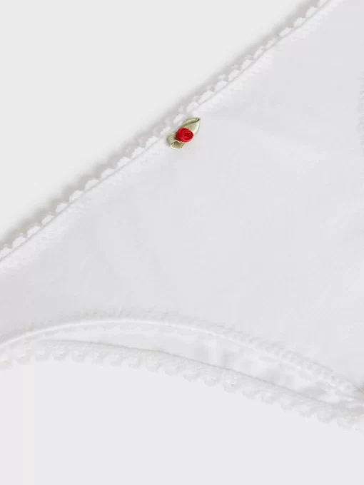 Clothing Rouje | Carmen Panties Uni Blanc