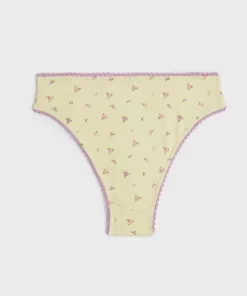 Clothing Rouje | Carmen Panties Mini Fleurs Anis