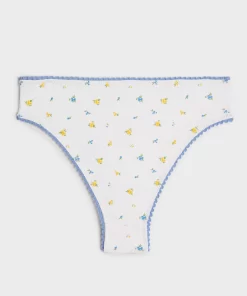 Clothing Rouje | Carmen Panties Mini Fleurs Ecru