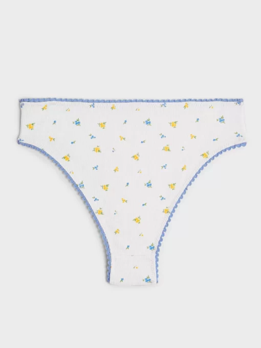 Clothing Rouje | Carmen Panties Mini Fleurs Ecru