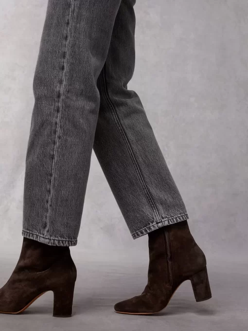 Accessories Rouje | Celeste Boots Suede Ebene