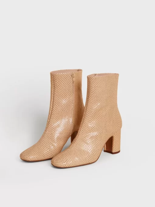 Accessories Rouje | Celeste Boots Python Ecru